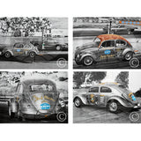 EMPI Colorized Drag Racing Wall Posters, Vw Heroes Limited Edition Custom Set