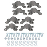 Empi 3154 HD 4 Bolt Steel Mounting Clamp F/Vw Axle Beams / Bumpers, Set Of 8