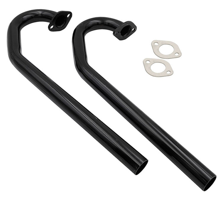 Empi 3657 Black J-Tubes For Vw Type 3 Exhaust Systems 1300-1600cc, Pair