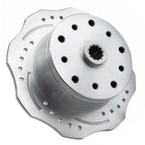 Empi 22-3878-7 Scalloped Brake Rotor, Right Rear. Double Drilled For Porsche 5x130mm Pattern Or Chevy 5x4.75”