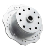 Empi 22-3878-7 Scalloped Brake Rotors, Right Rear. Double Drilled F/Porsche 5x130mm Pattern & Chevy 5x4.75
