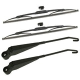Vw Bug Wiper Arms & Wiper Blades, Left & Right Side Type 1 Vw Super Beetle 1973-79