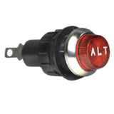 K4 Red Alt Indicator Light 3/4" Mounting Hole 17-430-07