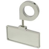 Empi 16-2047 Polished Aluminum Rear View Mirror, Clamp On 1-1/2" Tube