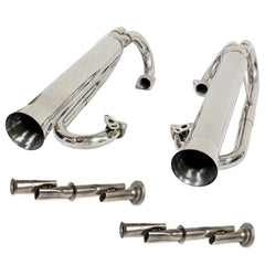 Empi 56-3709 Stainless Buggy Dual Racing Exhaust System Vw Baja Bug/Manx/Trike