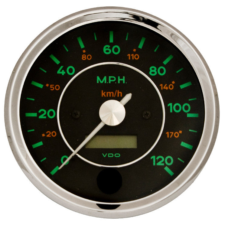 VDO 519846 "356 Series" Speedometer Gauge 120 MPH 4" Diameter