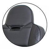 Empi 62-2777-7 Race Trim Suspension Hi-Back Seat Cover Only, Black Vinyl/Carbon