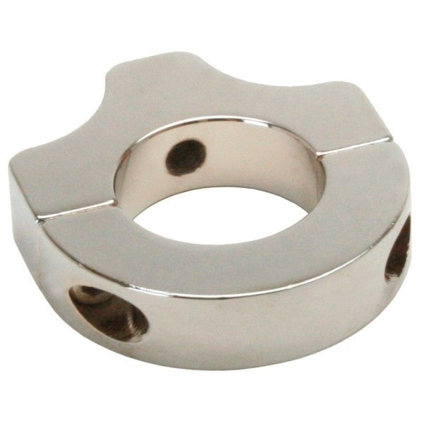 Polished Aluminum Clamp Bracket With 3/8"-16 Threads For 1-1/2" Tube