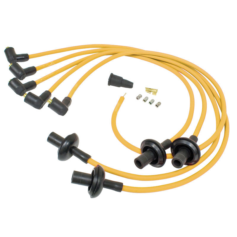 Yellow Silicone 8mm Spark Plug Wire Set For Air-cooled Vw Engines