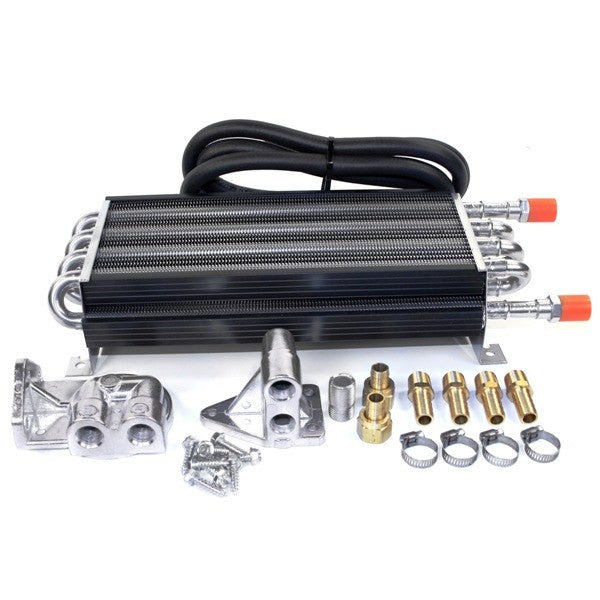 8 Pass Copper Tube External Thread Oil Cooler Kit For VW Air-Cooled