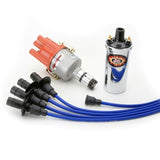 Pertronix Vw Ignition Kit With Ignitor Distributor, Chrome Coil, Blue Wires