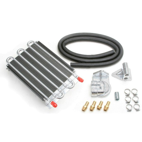 6 Pass Copper Tube External Barbed Oil Cooler Kit For VW Air-Cooled
