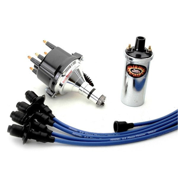 Pertronix Vw Ignition Kit With Ignitor 2 Billet Distributor, Coil, Blue Wires