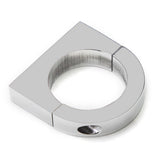 Polished Aluminum Clamp Bracket With 1/4"-20 Threads For 1-3/4" Tube