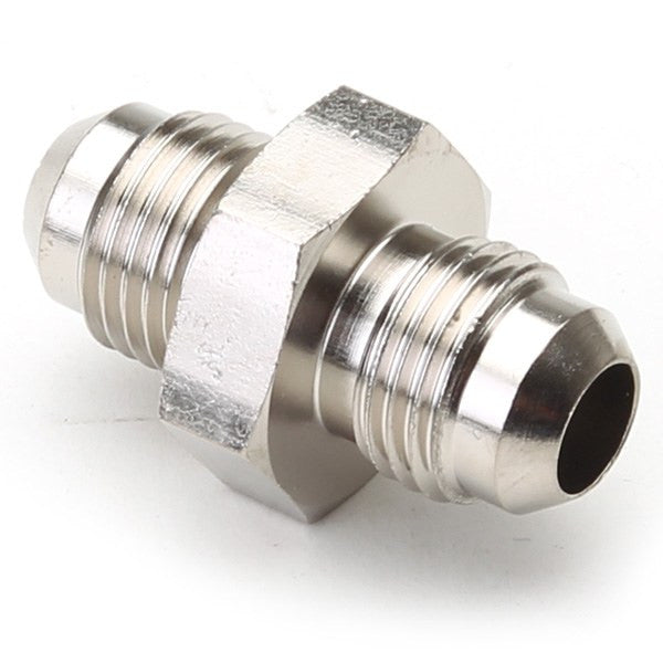 An Union Hose Adapter Fitting - Male #8 To Male #8 - Steel