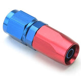An Hose End Fitting - Female #6 / Straight-Blue/Red