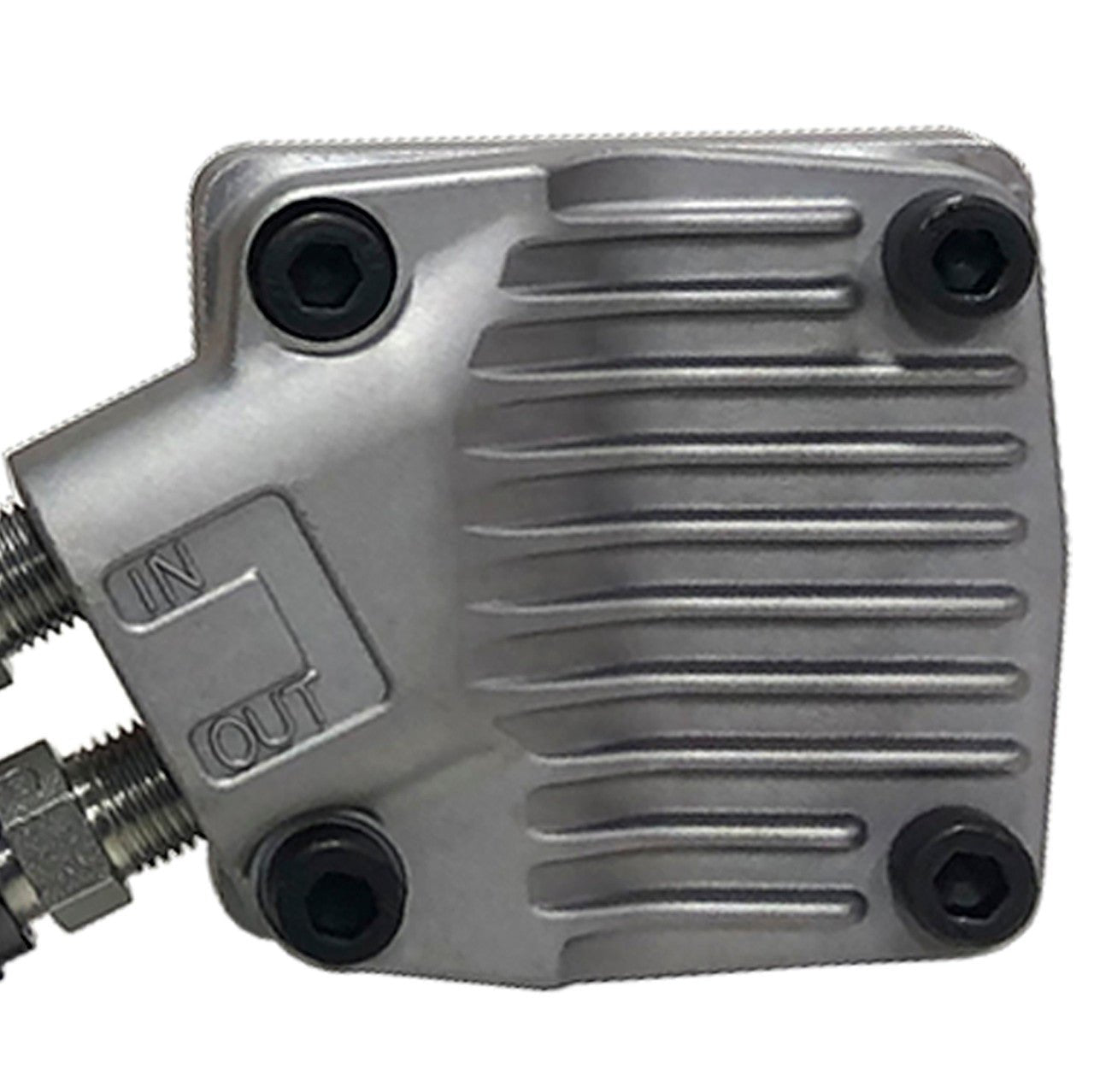 Vw Bug Full Flow Oil Filter System, Black AN Fittings - SS Hose - Flat Cam - Moore Parts