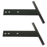 Empi 3874 Vw Bug Cal look T-Bars, Black Steel 1955-67 Front Or Rear, Pair