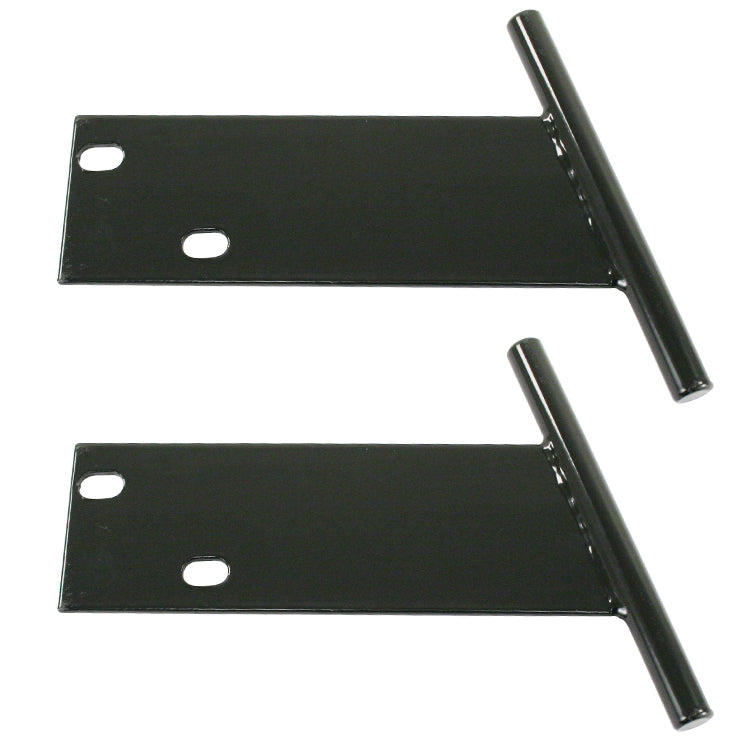 Empi 3875 Vw Bug Cal look T-Bars, Black Steel 1968-73 Front Or Rear, Pair
