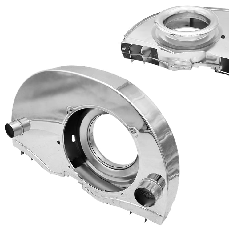 Empi 8832 Vw Bug Super Fan Shroud Early 36 HP Style, With Heater, Chrome