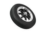 VW Bug Wheel & Tire Package, Yokohama Tires & EMPI 4 Lug 8 Spoke Black/Polished Wheels. Set Of 4