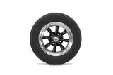 VW Bug Wheel & Tire Package, Yokohama Tires & EMPI 4 Lug 8 Spoke Black/Polished Wheels. Set Of 4