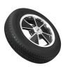 VW Bug Wheel & Tire Package, Yokohama Tires and EMPI 4 Lug , Black/Polished Wheels Set Of 4