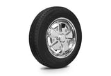 VW Bug Wheel & Tire Package, Staggered, Yokohama Tires & EMPI 5 Lug Alloy Chrome Wheels Set Of 4