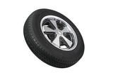 VW Bug Wheel & Tire Package, Yokohama Tires & EMPI 5 Lug Staggered, W/ Alloy Black/Polished Wheels Set Of 4
