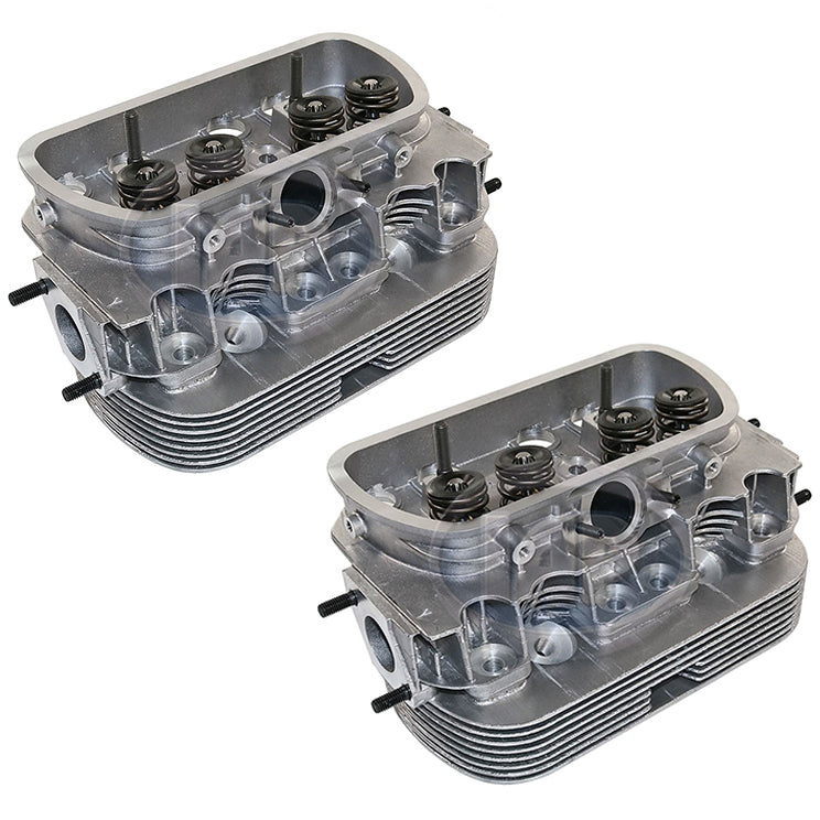 Stock Vw Bug Single Port Cylinder Head 35.5 X 32 Valves 85.5 Bore, Pair