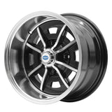15" X 8" Vw Bug 4 Lug Black Empi Sprint Star Wheel Includes Cap - Valve Stem - Moore Parts