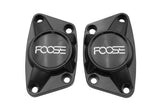 FOOSE Vw Bug Billet Spring Plate Caps, Black Anodized Finish, Pair