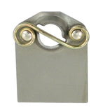20PK Lock Fastener Tab W/Spring 1.5" X 2.0" Use With Small Self Ejecting Button - Moore Parts