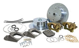 Vw Bug Rear Disc Brake Kit. 4x130mm Drilled, Slotted Rotors W/Emergency Brake