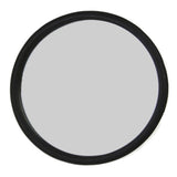 5 Inch Round Black Side View Mirror With Flat Mirror Glass - Moore Parts
