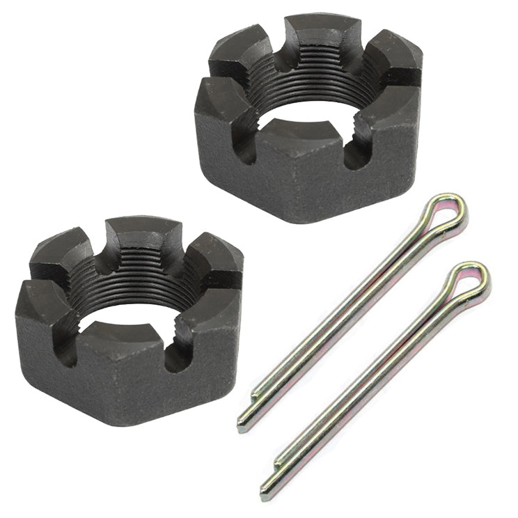 Vw Bus Rear Axle Nut W/Pins 46mm (AIRTEC) Type 2 Transporter 1964-79, Pair