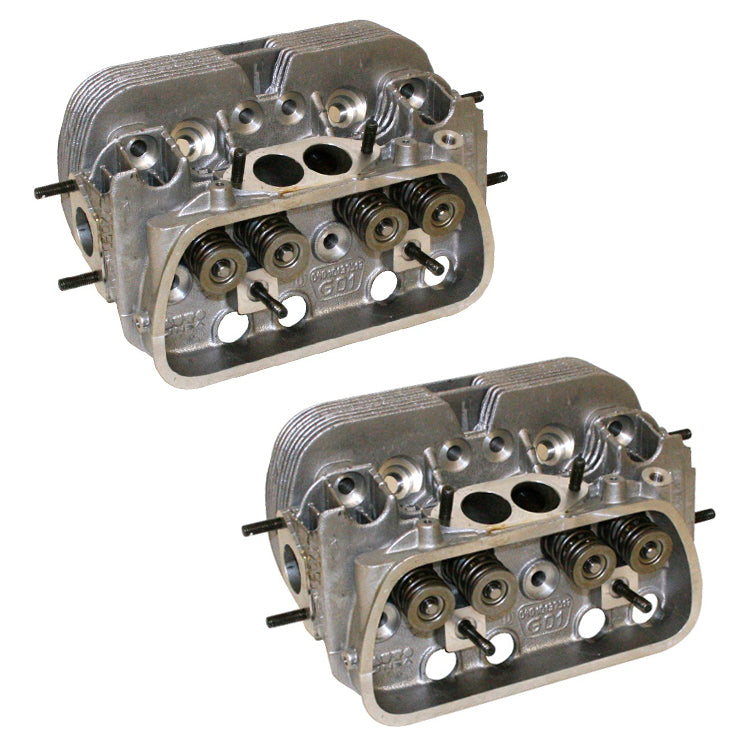 PAIR Empi 98-1342-B Auto Linea Stock Vw Bug Cylinder Head 35.5 X 32 Valves 85.5