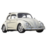 Vw Bug EMPI GTV C-Stripe Decal Set - Silver Stripe / Black Outline