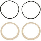 Vw Bug Rubber Gasket Seal Kit For Early Headlights 1950-66, Set Of 4