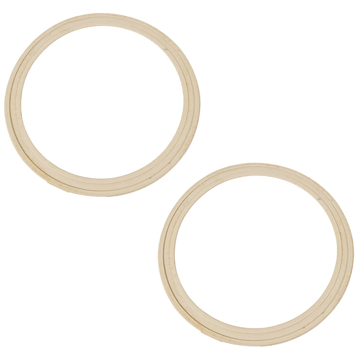 Vw Bug Rubber Gasket Seal For Early Headlight Glass Lens 1950-66, Pair