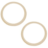 Vw Bug Rubber Gasket Seal For Early Headlight Glass Lens 1950-66, Pair