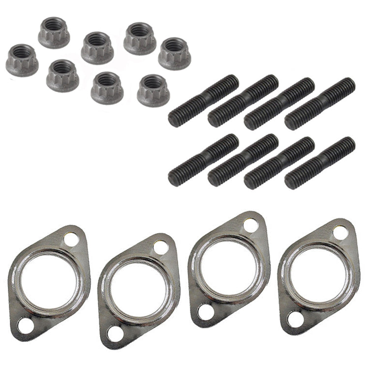 Vw Bug Exhaust Stud, Nut & Gasket Kit. 8 Nuts, 8 Exhaust Studs, 4 Gaskets. Sold Kit