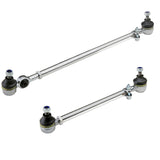 Vw Bug Chrome Tie Rod Assemblies 1949-68 W/Steering Damper Hole
