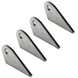 Single Shock Weld On Steel Mounting Tab, Set Of 4