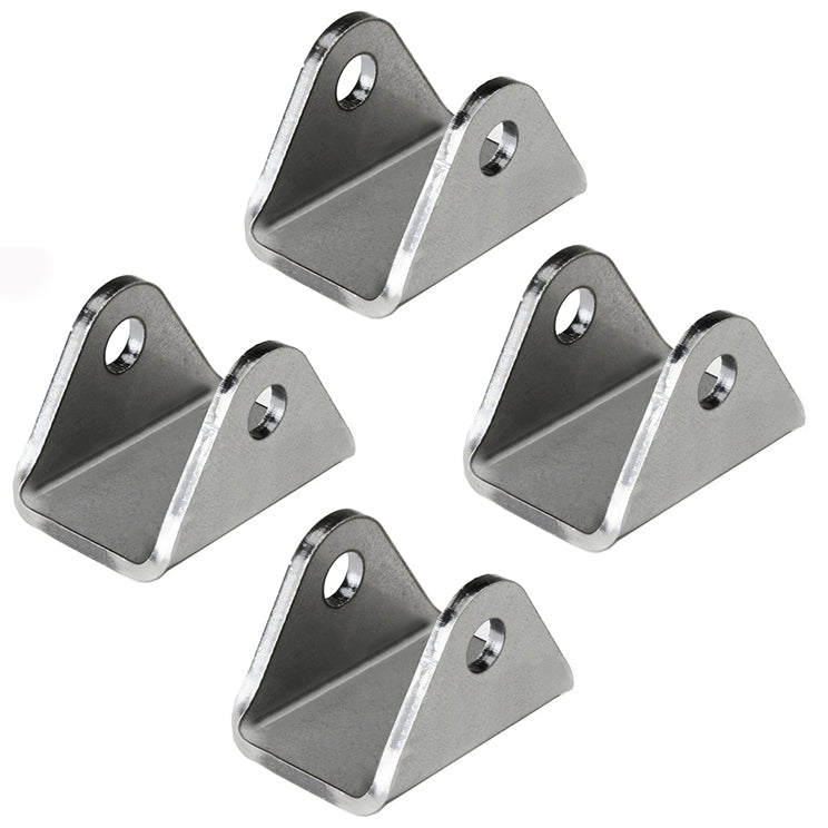 Single Shock / Dual Sheer Weld On Mounting Bracket / Tab. Set Of 4