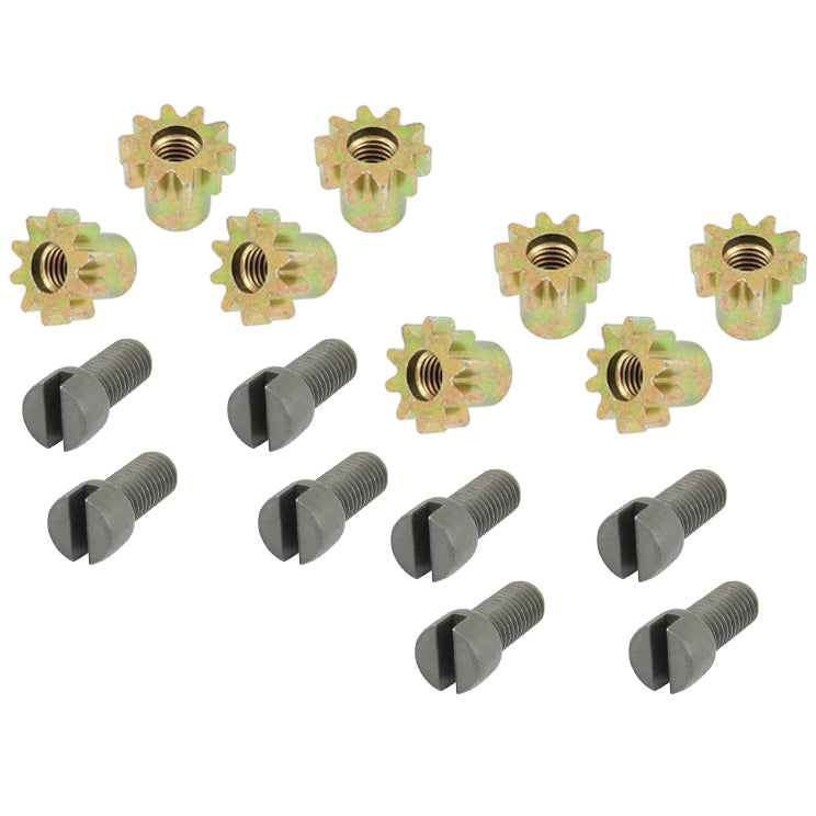 Vw Bug Brake Adjusting Screw With Star. Beetle, Ghia 1958-64, Bus 1950-55, Set8