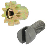 Vw Bug Brake Adjusting Screw With Star. Beetle, Ghia 1958-64, Bus 1950-55, Each