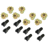 Vw Bug Brake Adjusting Screw W/Star. Beetle, Ghia 1965-79, Type 3 1964-73, Set8