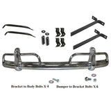 Vw Bug 1955-67 Rear Bumper Kit With All Brackets, Hardware, Seals