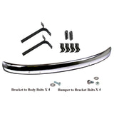 Vw Bug 1955-67 Front Cal Bumper Blade Kit With Brackets, Hardware, Seals